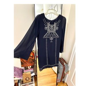 Blue Boho Dress